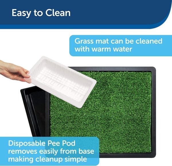 Pet Supply Dog Pee Potty Pad, Bathroom Tinkle Artificial Grass Turf, Portable Potty Trainer with Drawer - Image 7