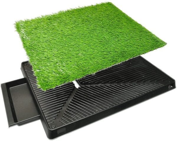 Pet Supply Dog Pee Potty Pad, Bathroom Tinkle Artificial Grass Turf, Portable Potty Trainer with Drawer - Image 3